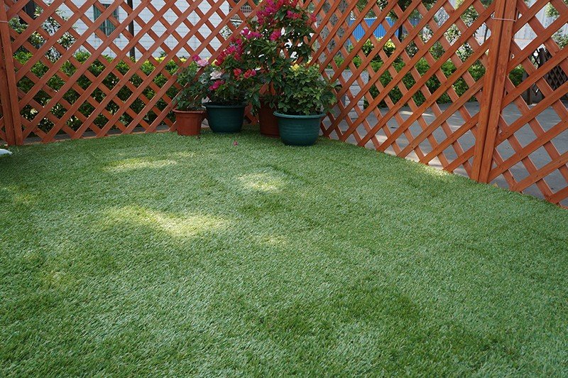 Garden landscape artificial grass deck tiles G004-GREEN-7
