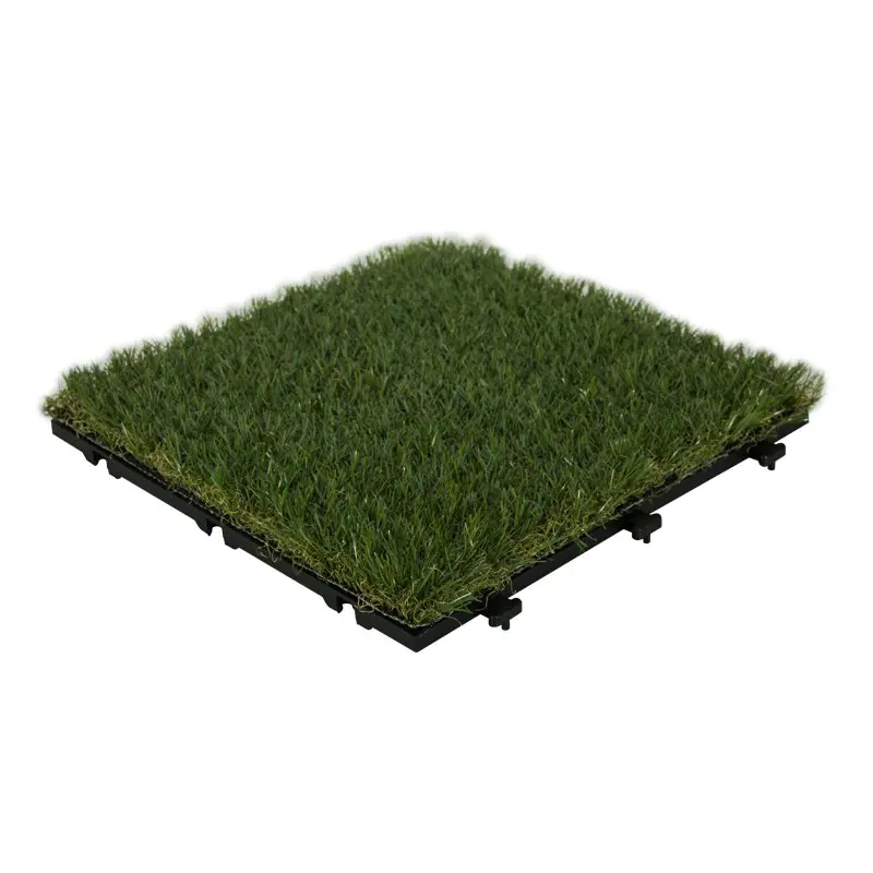 Outdoor floor artificial grass deck tiles G002