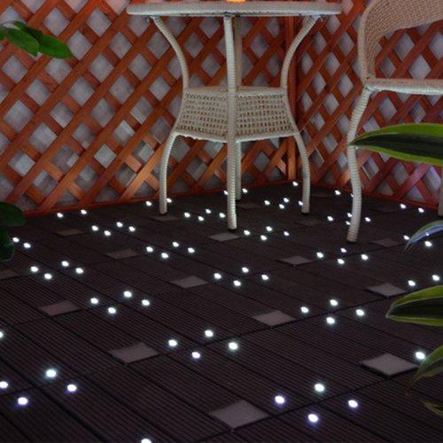 Garden ground LED solar light deck tiles SSLW-WPC30- LDX