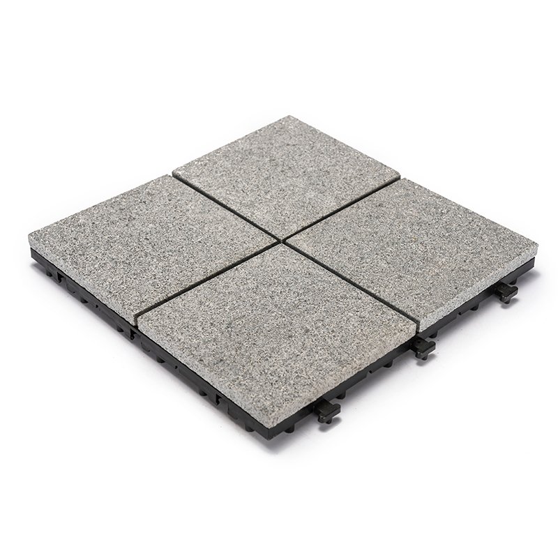 JIABANG 12x12 dark grey color outdoor granite flooring JBB2544 Granite Deck Tiles image89