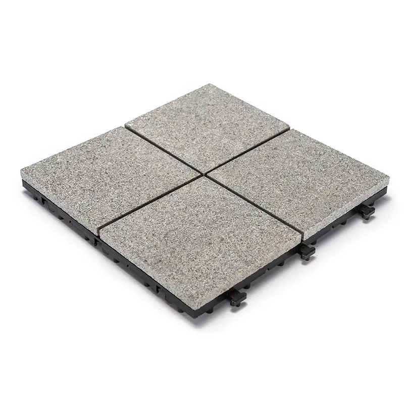 12x12 dark grey color outdoor granite flooring JBB2544