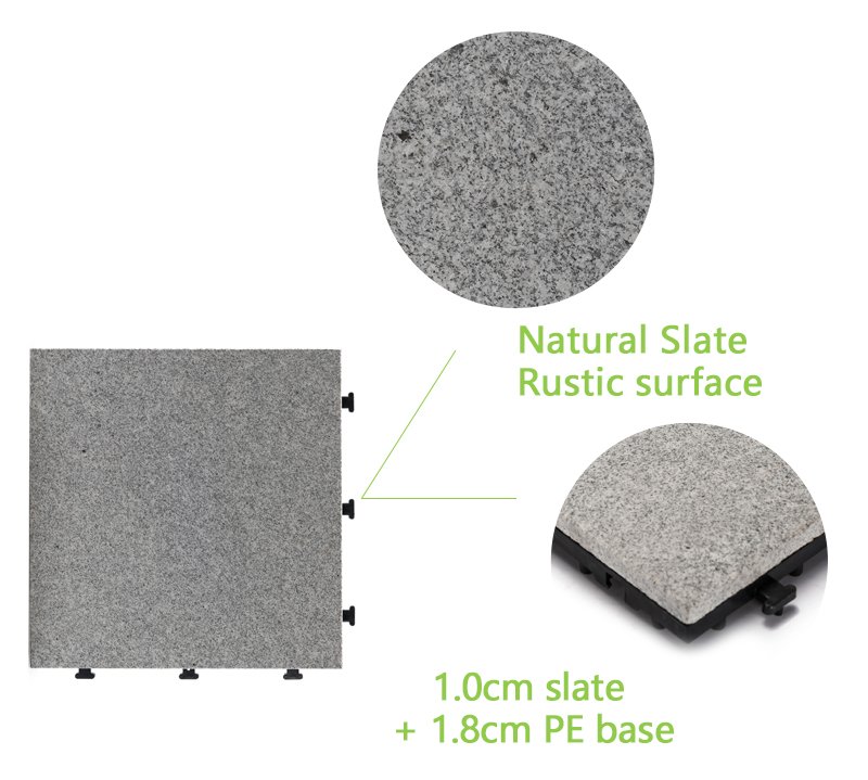 gray granite tile low-cost for porch construction JIABANG-4