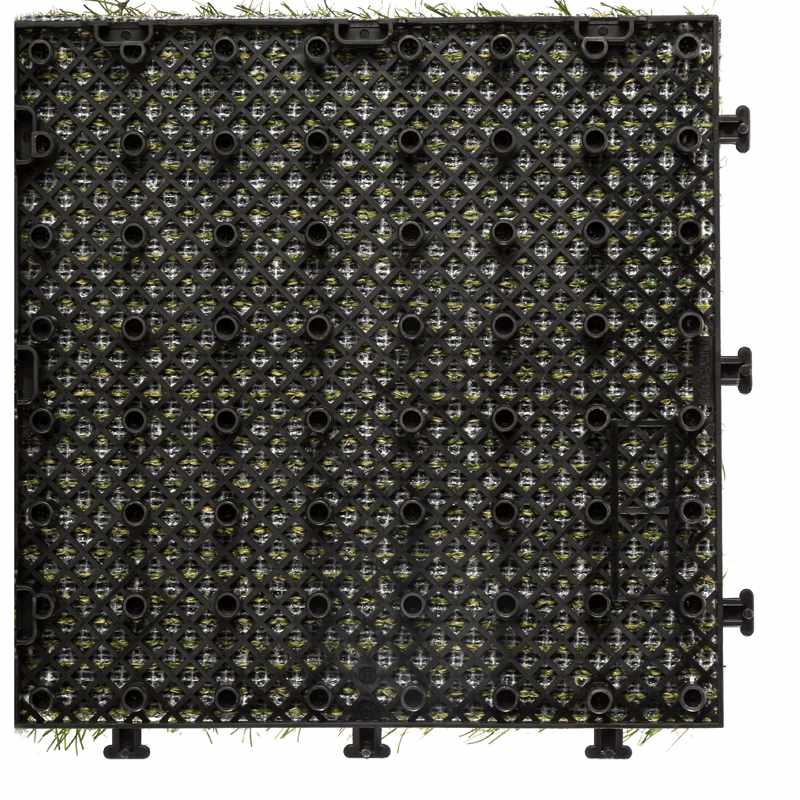 JIABANG Garden grass permeable artificial grass deck tiles G016 Permeable Acking Grass Deck Tile image80