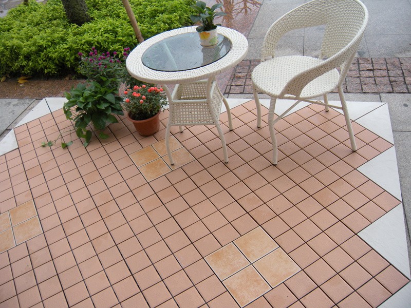 Non slip frost ceramic hotel outdoor decking tiles N041-7