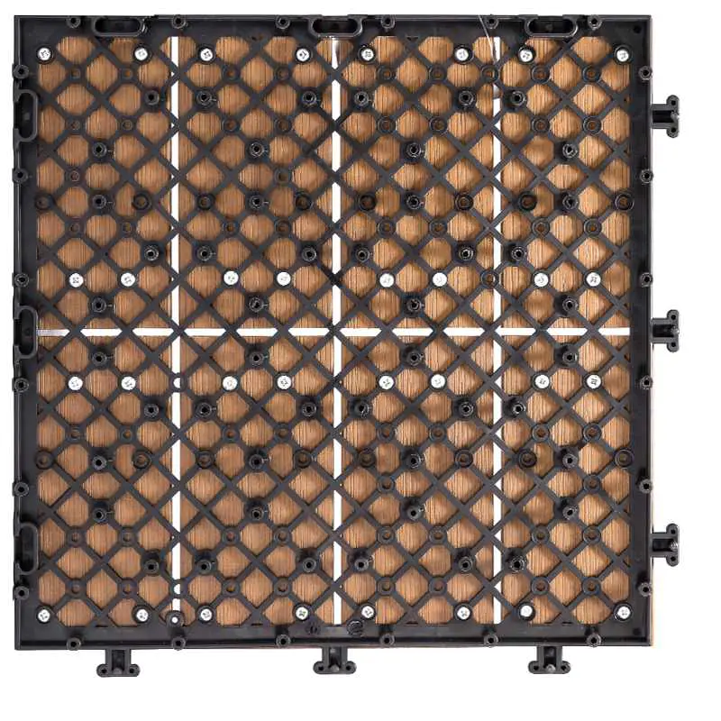 Garden floor woodland plastic deck tiles PS8P30312TKH