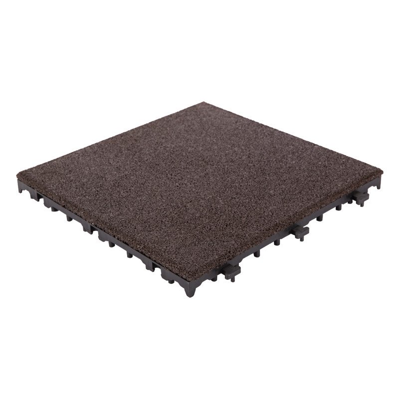 Outdoor flooring rubber patio tile XJ-SBR-DBR001