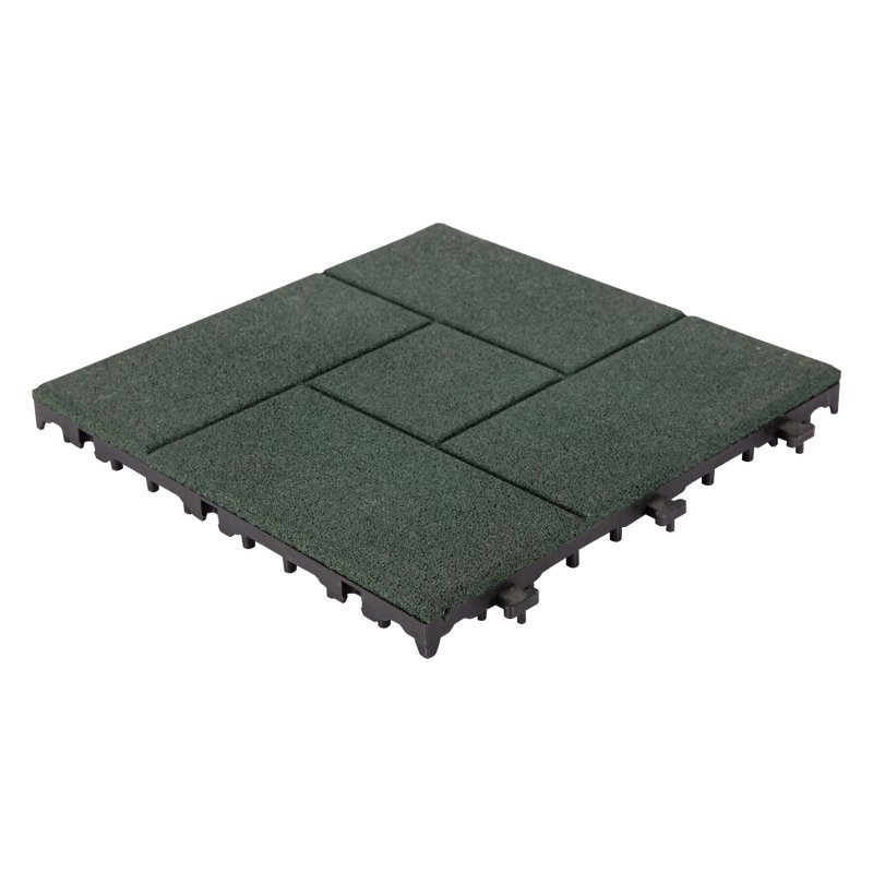 JIABANG Decking square rubber patio tile XJ-SBR-GN002 SBR Rubber Deck Tile image62