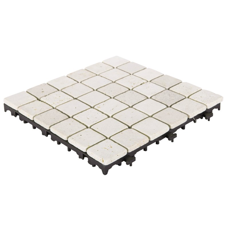 JIABANG Special design of click DIY tiles for distribution TTS36P-YL Travertine Deck Tile image56