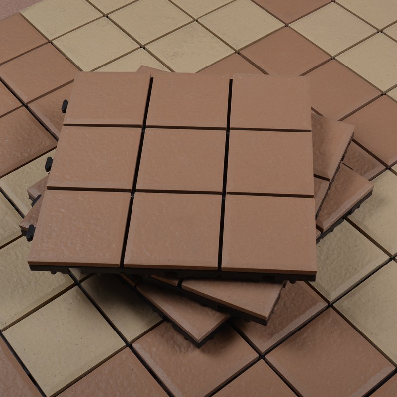 JIABANG outdoor porcelain tile deck floor JJ01 1.0cm Ceramic Deck Tiles image53