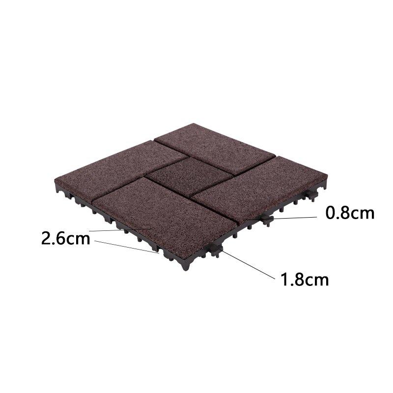 square porch flooring OEM interlocking rubber mats JIABANG