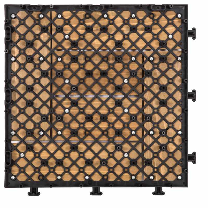 JIABANG Adjustable DIY refinishing fir wood floors S6P3030BQ Fir Wood Deck Tile image40