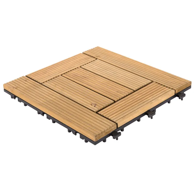 DIY wood floors interlocking tiles for balcony S7P3030BL