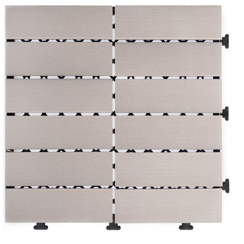 JIABANG Woodland plastic deck tiles PS12P30312LGH Plastic Deck Tile image34