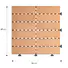 JIABANG Brand floor home deck plastic decking tiles manufacture