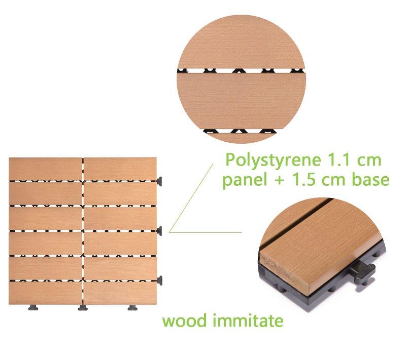 pvc deck tiles woodland Bulk Buy tile JIABANG