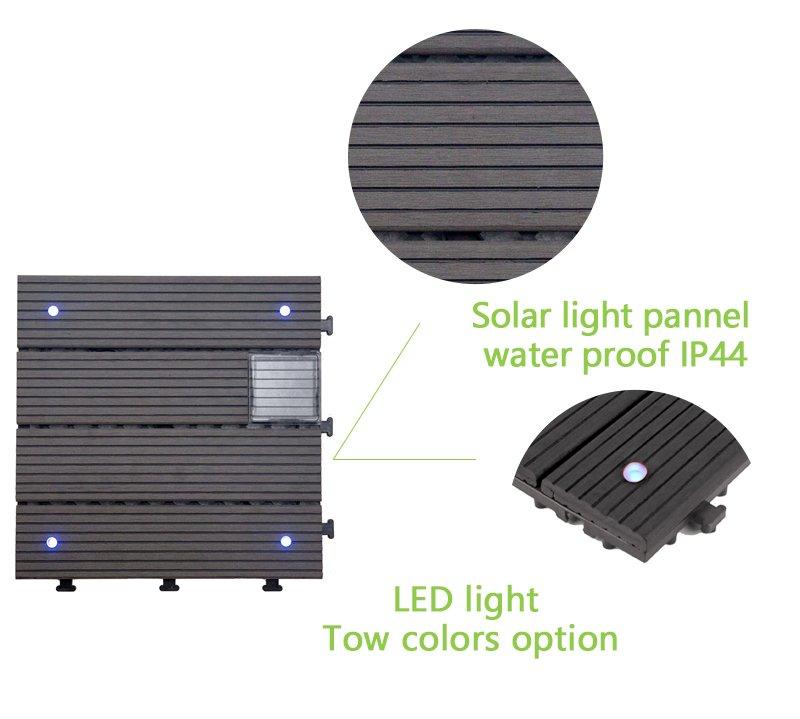 Garden lamp solar light deck tiles SSLB-WPC30- LDP