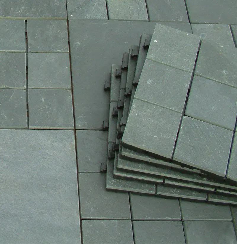 stone interlocking slate patio tiles stone for patio JIABANG