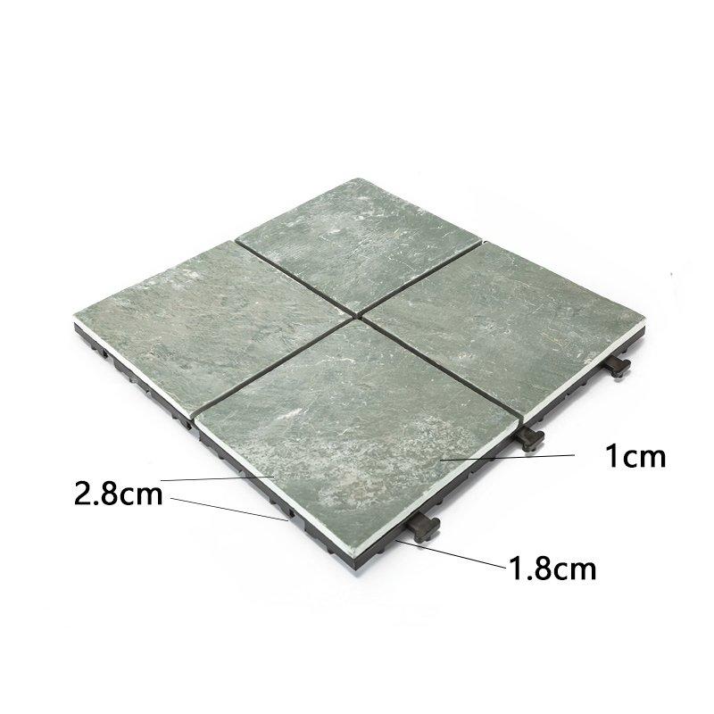 outdoor diy interlocking stone deck tiles JIABANG Brand