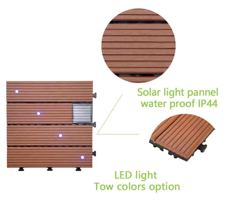 led deck solar light tiles JIABANG manufacture