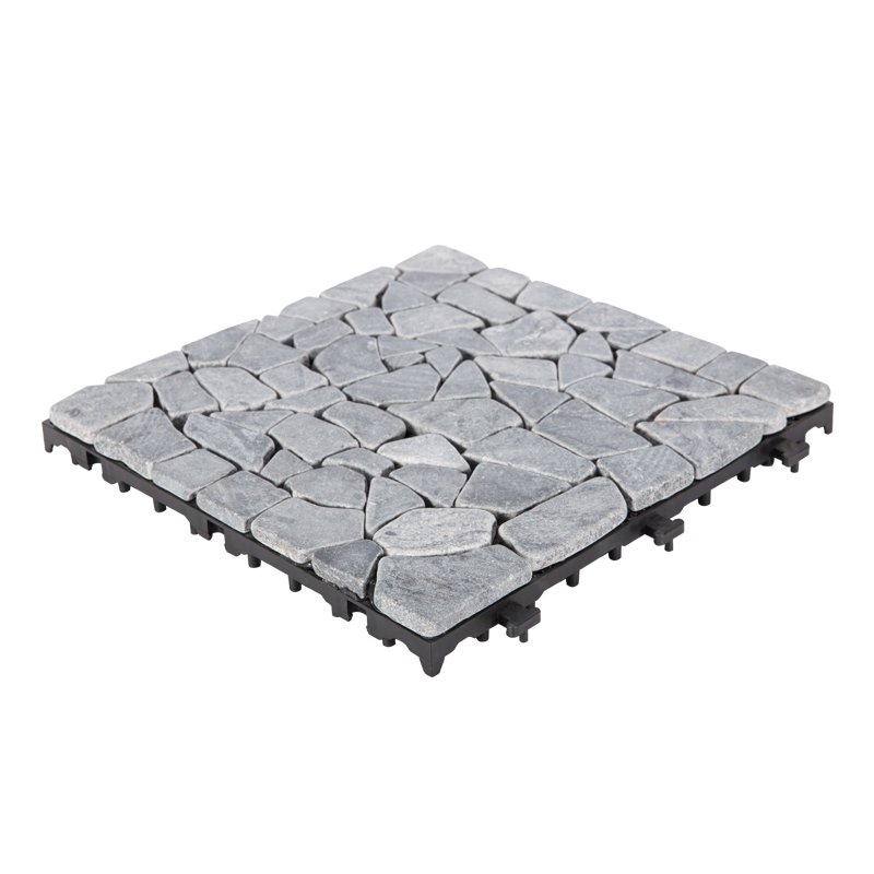 JIABANG Natural travertine stone decking floor for garden path TTLNP-GY Travertine Deck Tile image24