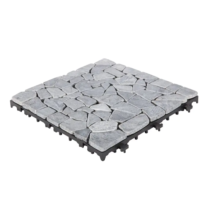 Natural travertine stone decking floor for garden path TTLNP-GY