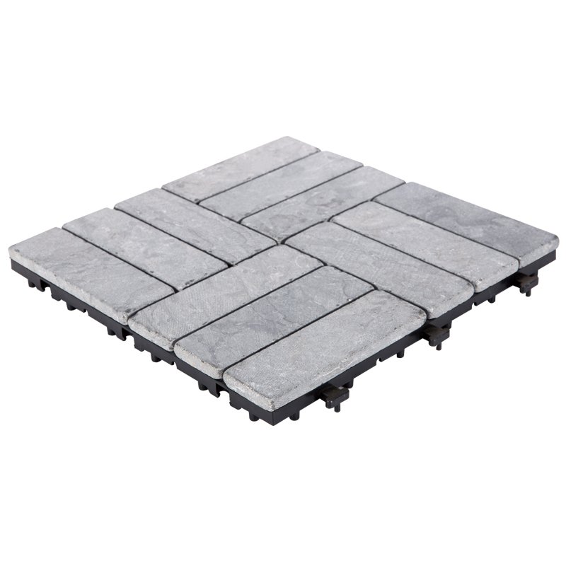 Online Outdoor Interlocking Floor Limestone Tile Tts12p-gy | Traverti