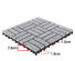 JIABANG Brand easy natural 12x12 travertine deck tiles