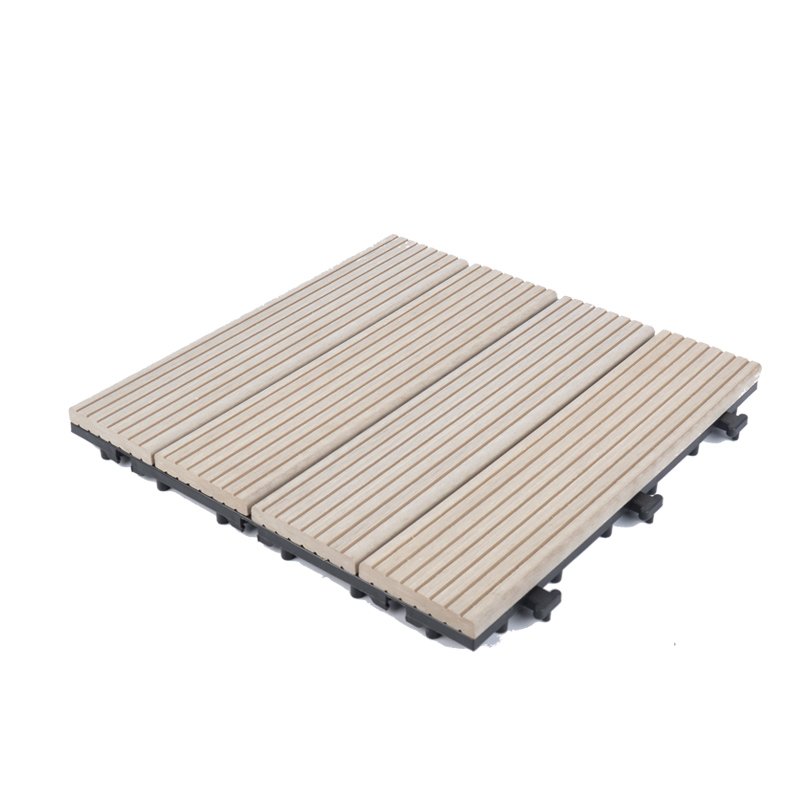 JIABANG White color wpc composite decking tile for outdoor floor SM-4P-A WH Composite Deck Tile image38