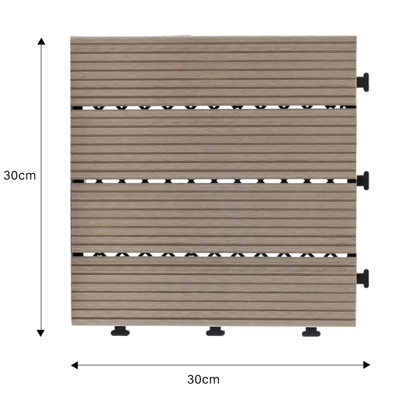 composite wood tiles pool JIABANG Brand composite deck tiles
