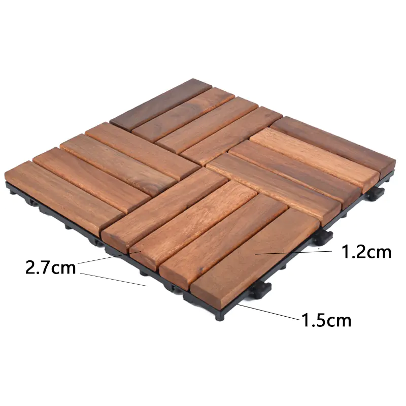 outdoor acacia deck tile tile JIABANG company