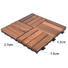 acacia tile flooring solid JIABANG Brand acacia deck tile