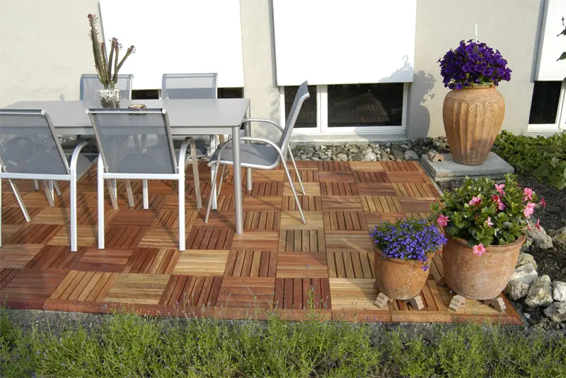 outdoor acacia deck tile tile JIABANG company