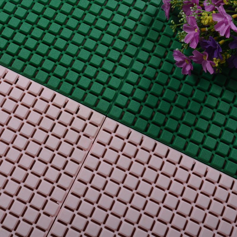 JIABANG Non slip bathroom flooring plastic mat JBPL3030N pink Plastic Mat image14