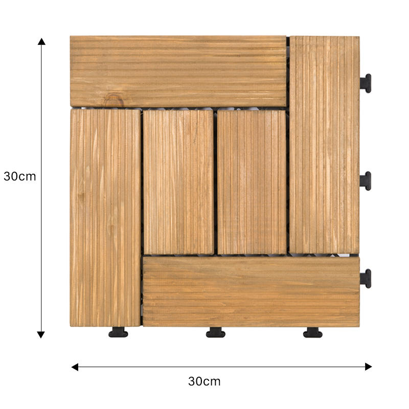 JIABANG natural wood deck panels wood deck for garden
