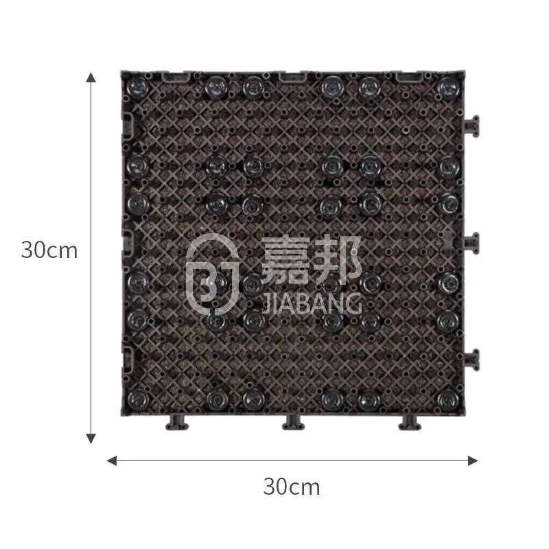 Custom porch tile interlocking rubber mats JIABANG balcony