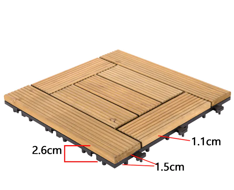 square wooden decking tiles long Bulk Buy size JIABANG