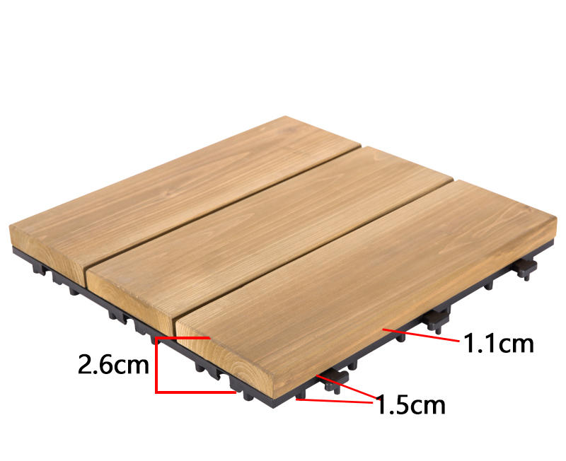 JIABANG interlocking wooden decking squares chic design wooden floor