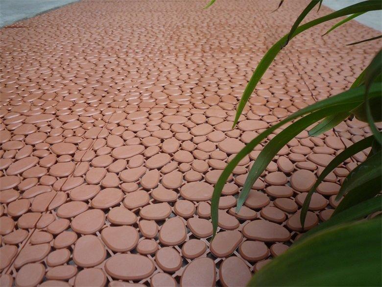 plastic floor tiles outdoor coral yellow off JIABANG Brand