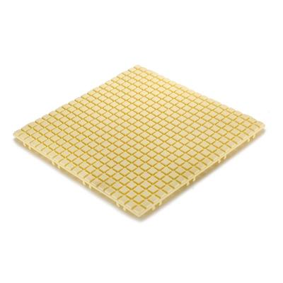 Non slip bathroom flooring plastic mat JBPL3030N yellow