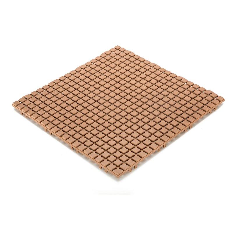 Non slip bathroom flooring plastic mat JBPL3030N sand