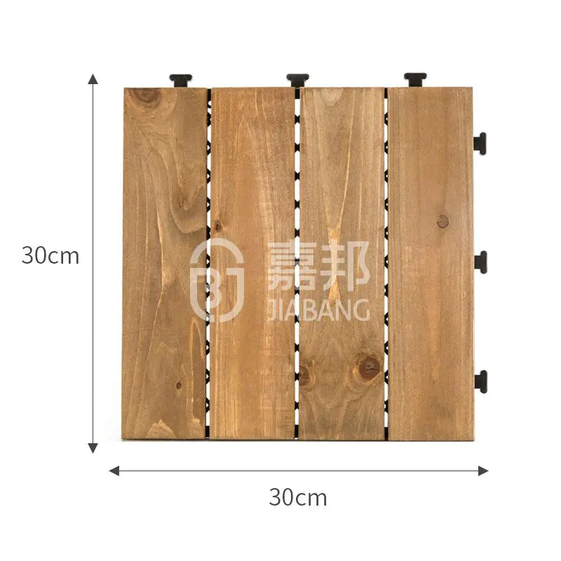 adjustable interlocking wood deck tiles natural flooring wooden floor