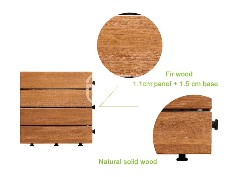 JIABANG refinishing modular wood decking chic design for garden