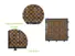 fir wooden 30x90cm square wooden decking tiles JIABANG manufacture