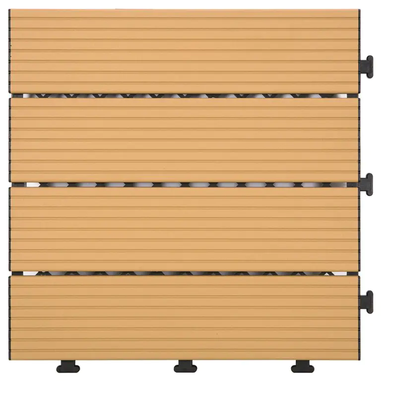 Outdoor metal aluminum deck tiles AL4P3030 brown