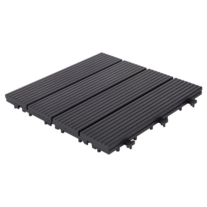 JIABANG Outdoor metal aluminum deck tiles AL4P3030 black Aluminum Deck Tiles image2