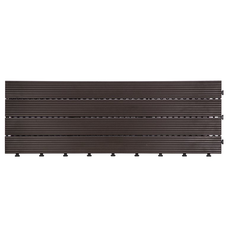 JIABANG Outdoor metal aluminum deck tiles AL4P3090 dk brown Aluminum Deck Tiles image1