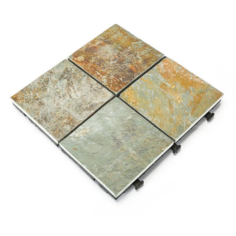 JIABANG Non slip slate stone garden deck tiles JBT001 Slate Deck Tiles image104