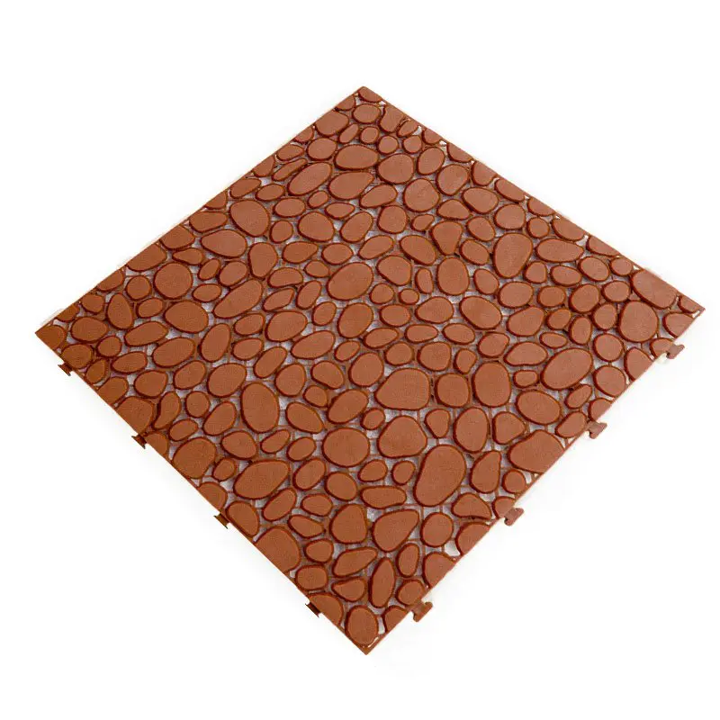 Non slip bathroom flooring plastic mat JBPL303PB coral