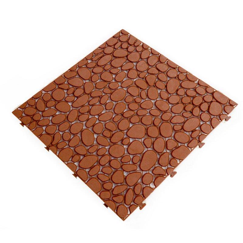 Non slip bathroom flooring plastic mat JBPL303PB coral