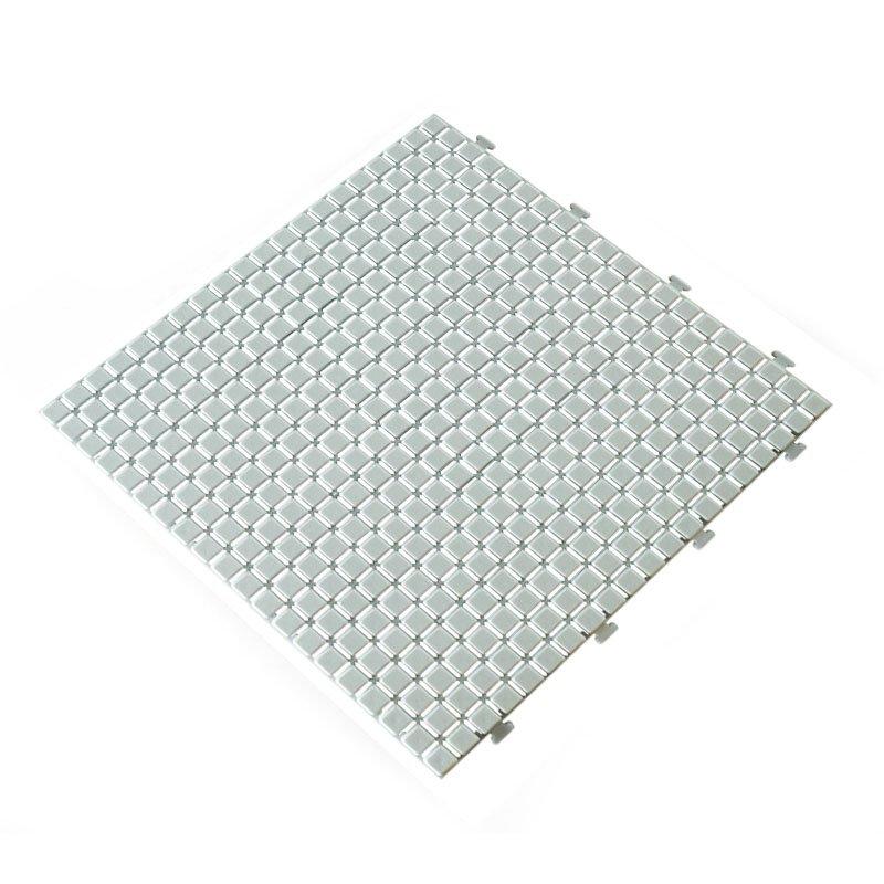 Non slip bathroom flooring plastic mat JBPL3030N off white